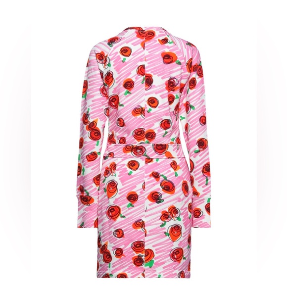 MOSCHINO PINK ROSE DRESS - Picture 2 of 7